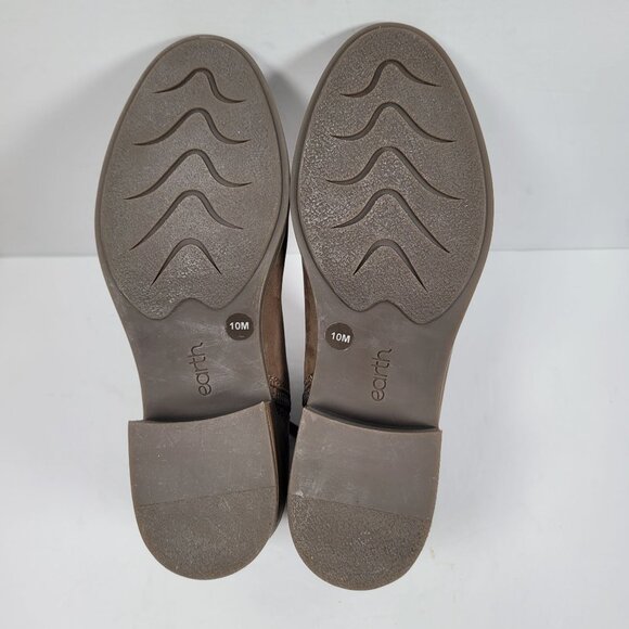 Earth Women's Brown Suede Side-Zip Ankle Boots US Size 10M - Picture 9 of 11